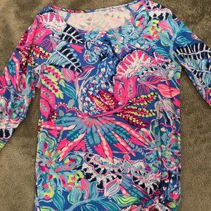 GUC Lilly Pulitzer Fantasy Garden Robyn Top